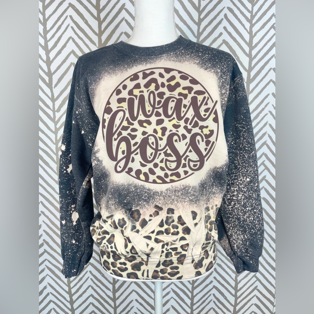 Ombré & Leopard Wax Boss Long Sleeve